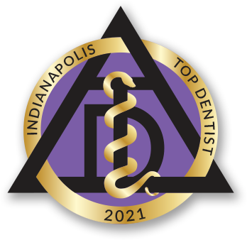 Indianapolis Top Dentist 2021 badge