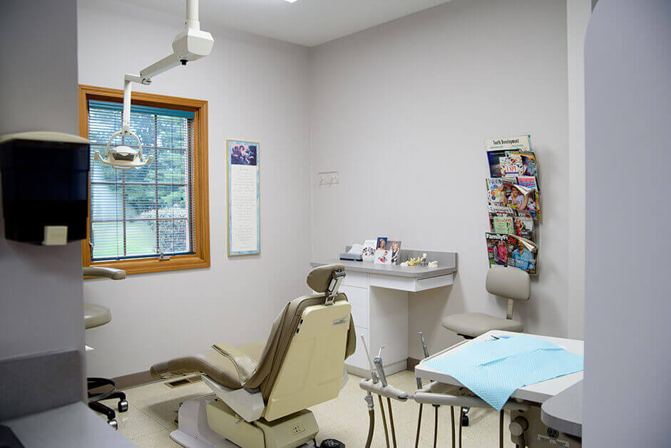 Indianapolis Family Dentistry dental exam room